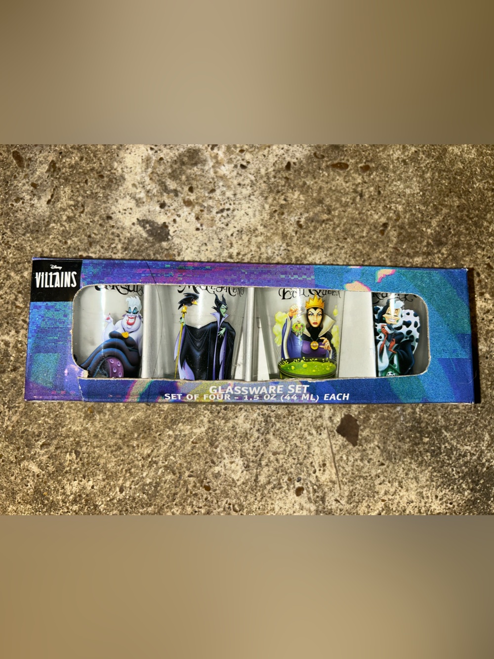 Disney Villains Shot Glasses